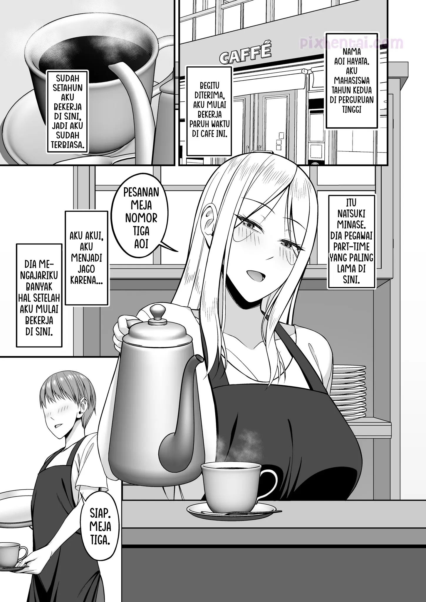 Komik hentai xxx manga sex bokep Big Titty Gyaru Coworker Offers More Than Just Drinks 2